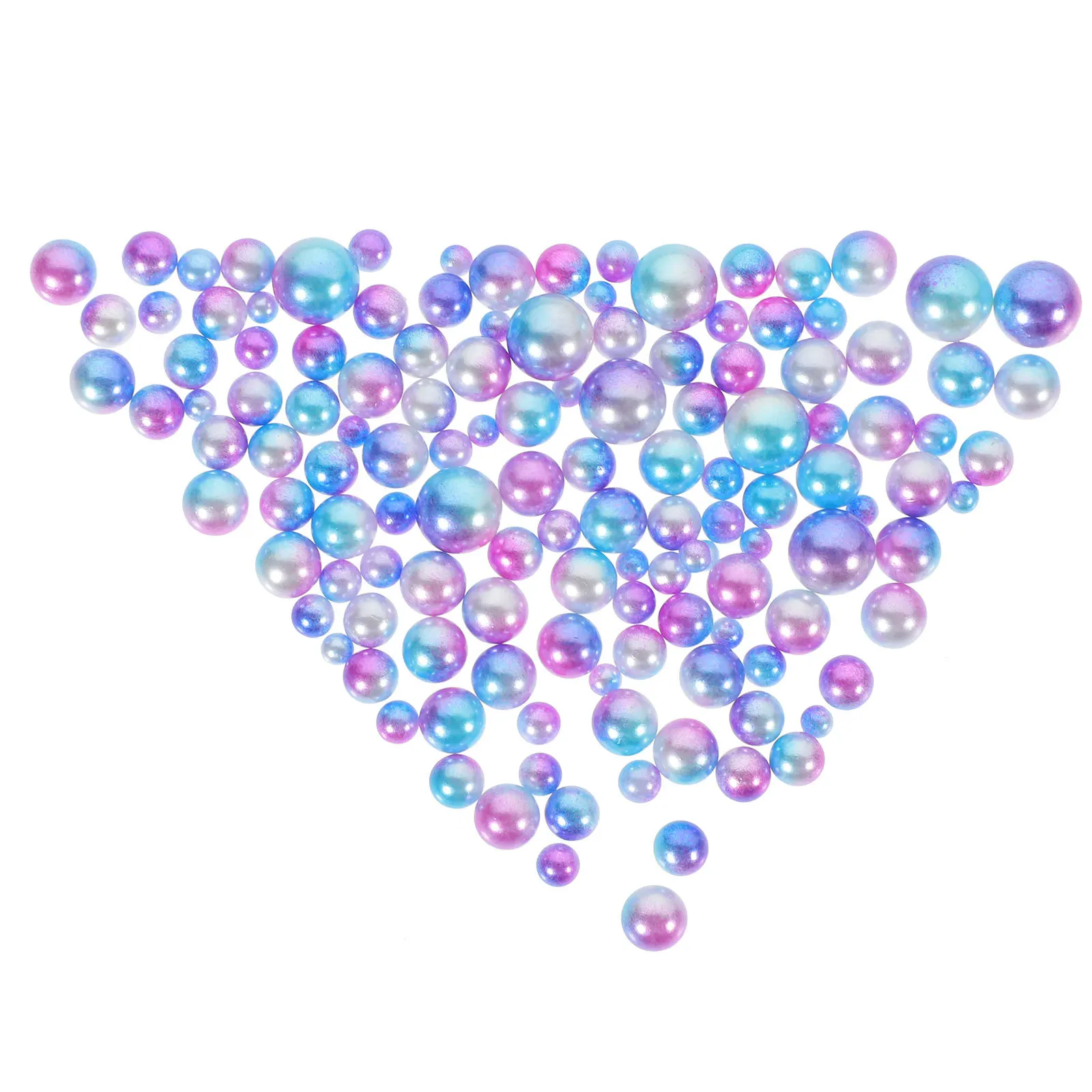 1 sacchetto di perle finte senza foro riempitivo per vaso rotondo liscio per centrotavola artigianato fai da te decorazione porta pennelli per trucco artificiale