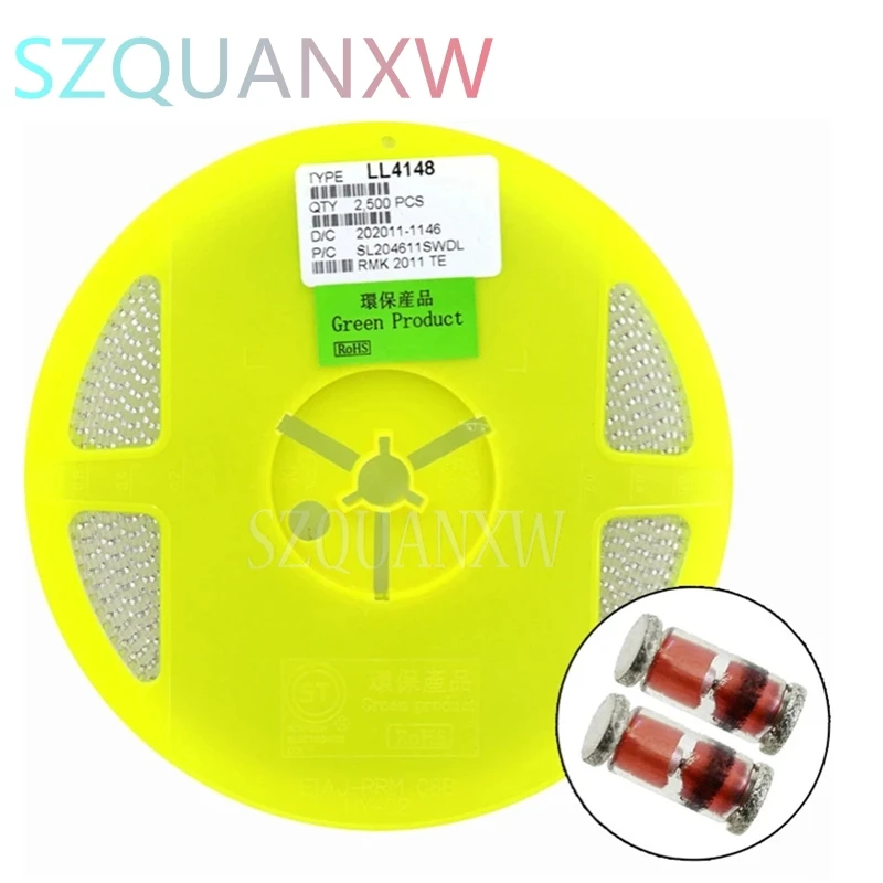 2500PCS LL4148 LL-34 1206 SMD 1N4148 IN4148 High-speed switching New original