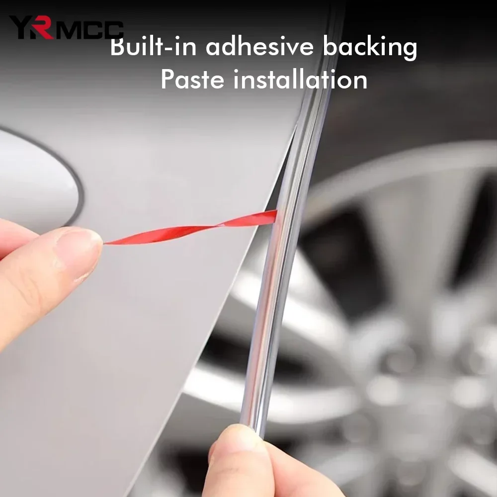 5 متر باب السيارة حامي حافة الحرس رحلة التصميم العالمي U نوع قطاع المطاط خدش حامي قطاع باب السيارة صب الشريط