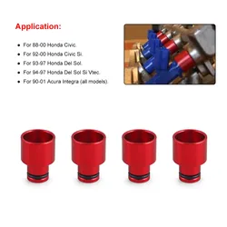 for Honda Fuel Injector Top Hat Adapters for Civic and Acura RDX B16 B18 D16 Engines