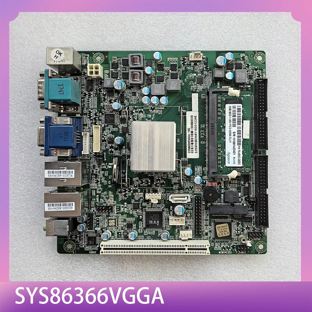 

SYS86366VGGA-10C Industrial Motherboard J1900 quad-core cpu SYS86366VGGA