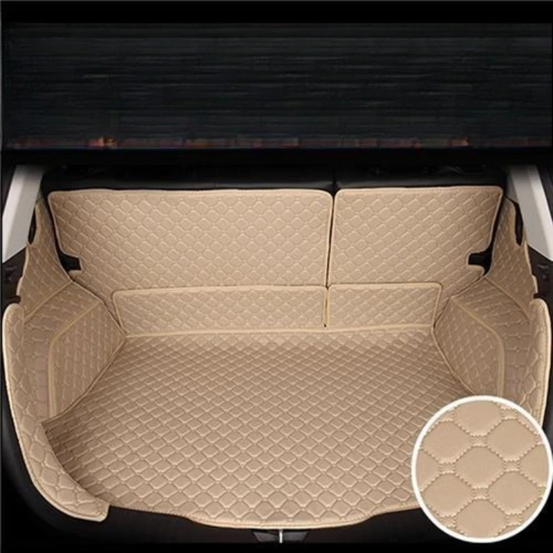 

For Hyundai Tucson 2005 2006 2008 2009 JM Trunk Mat Leather Durable Cargo Liner Carpets Full Coverage Rear Interior Accessories