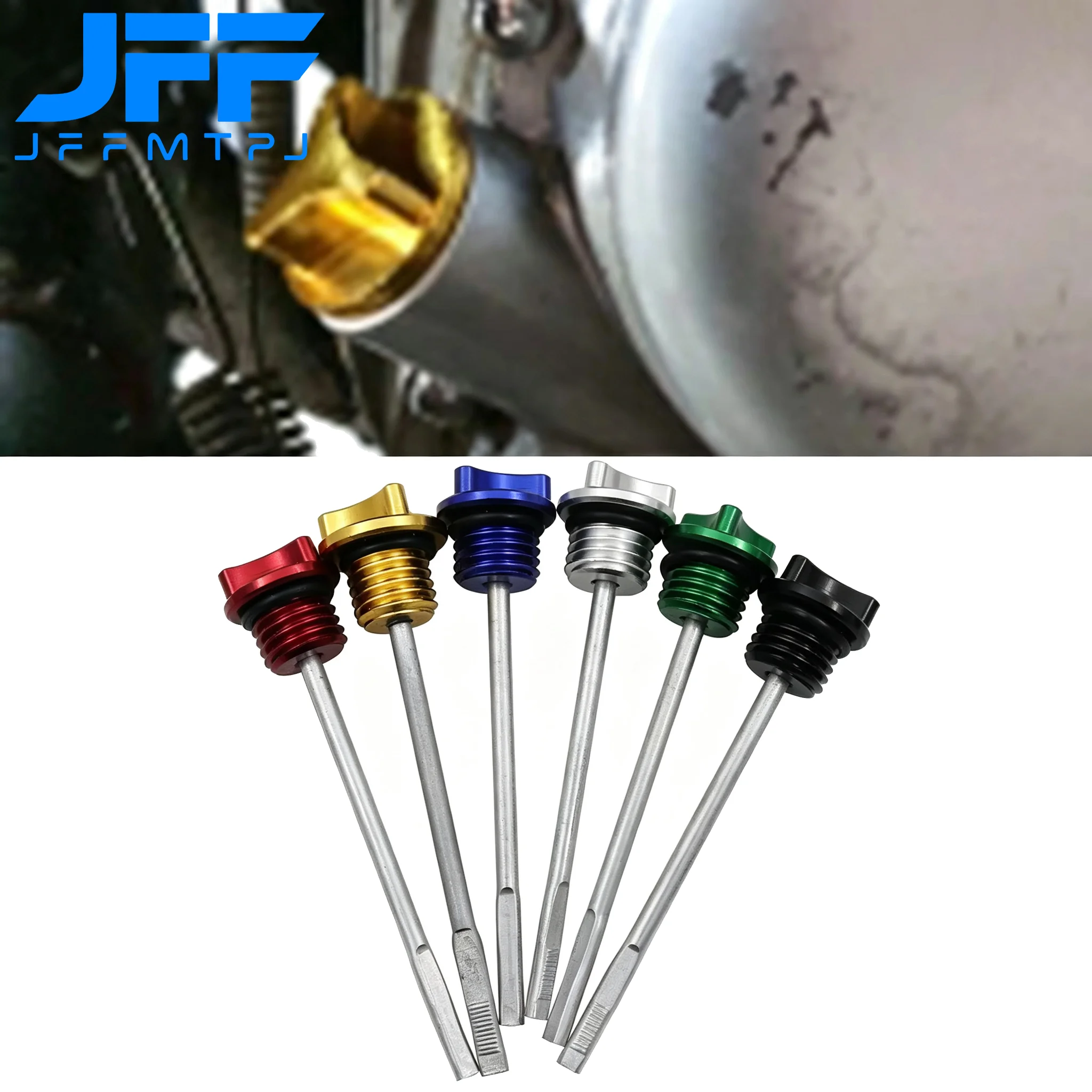 CNC Engine Oil Dipstick Dip Stick For Lifan YX 50 125 140 150 160 200 250 cc Stomp YCF IMR SDG SSR ATV Pit Dirt Bike Motorcycle