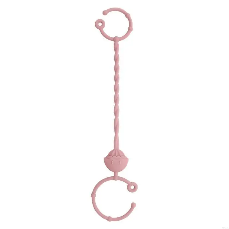 

M89C Baby Pacifier Chain Safety Strap Silicone Holder Belt for Strollers & Highchair
