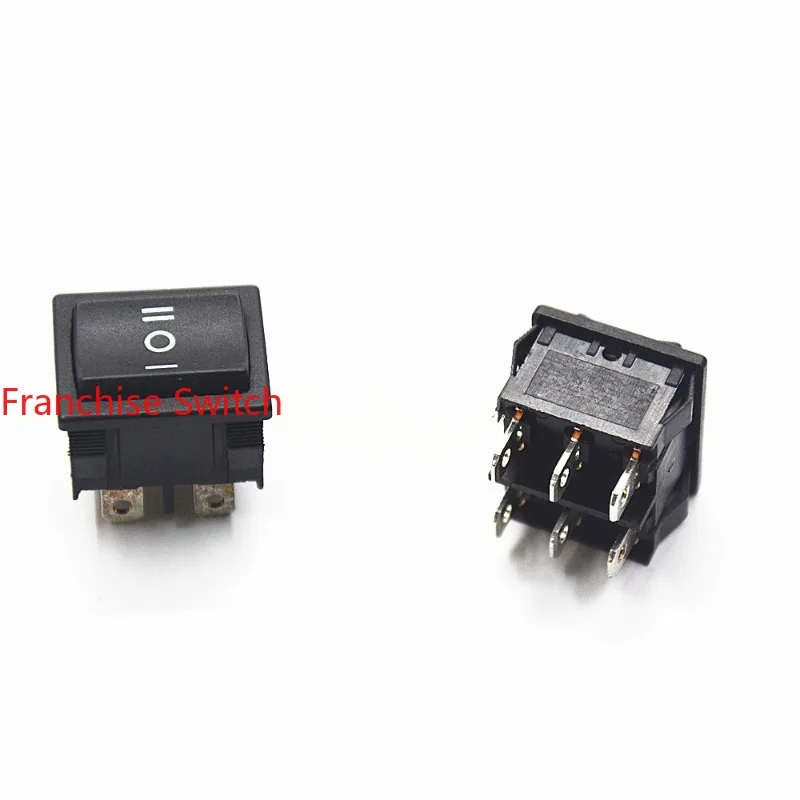 10PCS Ship switch RL3-223 black without light 6 feet 3 gears, rocker  with certification