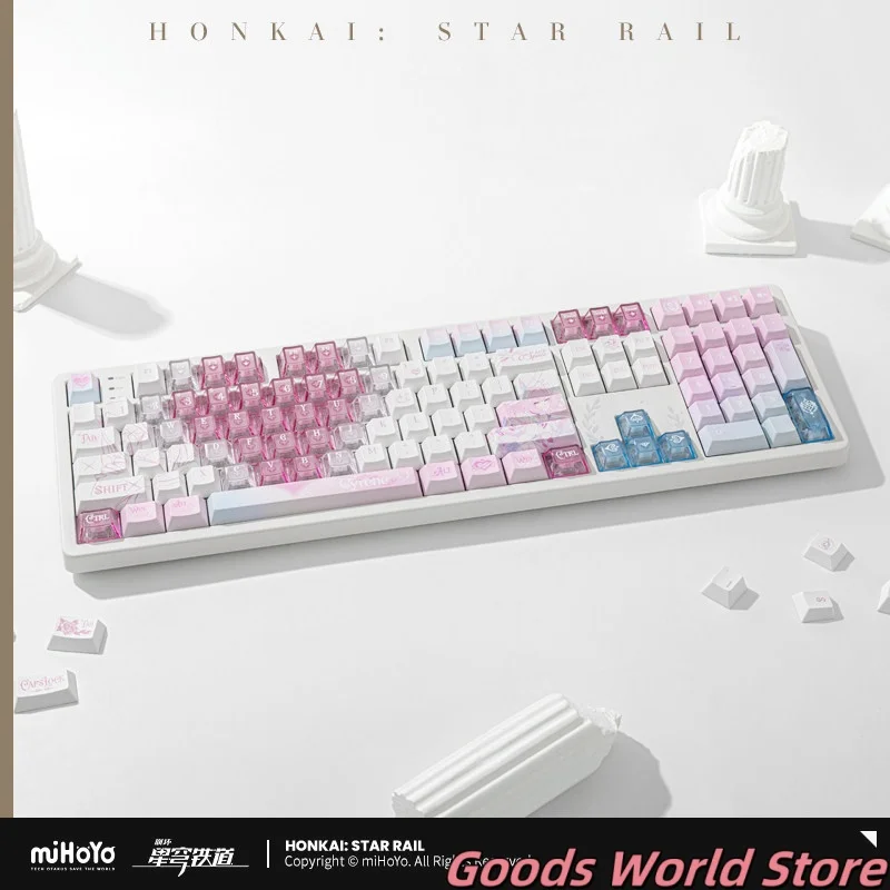 Teclado mecánico original Cyrene mIHOYO Honkai Star Rail, teclado para juegos Cyrene, disfraz de cosplay de Demiurge, regalo de anime.