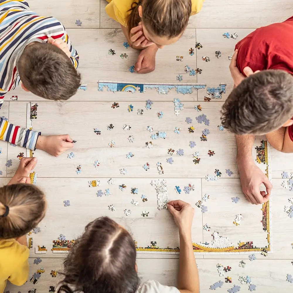 120/300/500/1000 조각 산토리니 그리스 성인을위한 지그 소 퍼즐 홈 장식 게임 가족 퍼즐 교육 장난감 생일 선물