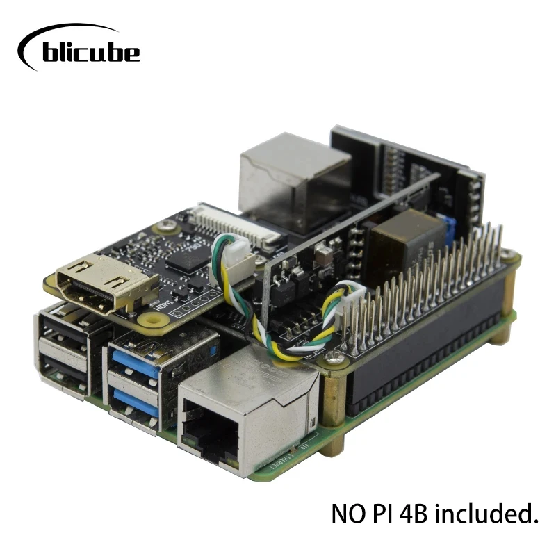 PiKVM V3 Topi Klikvm "KVM Over IP" Raspberry Pi 4b PoE HDMI CSI