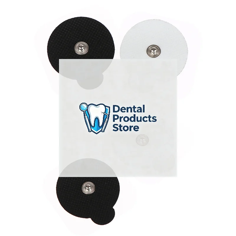 

2 шт., 4 см, круглые электродные подушечки TENS для EMS, стимулятор мышц, электротерапия, самоклеящиеся подушечки, сменные многоразовые