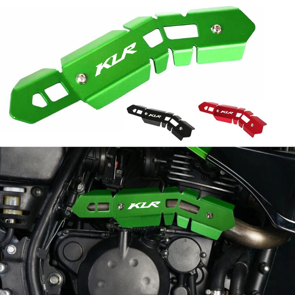 

Motorcycle Silencer Header Pipe Guard Cover Protector For Kawasaki KLR 650 KLR650 2008-2018 09 10 11 12 13 14 15 16 17