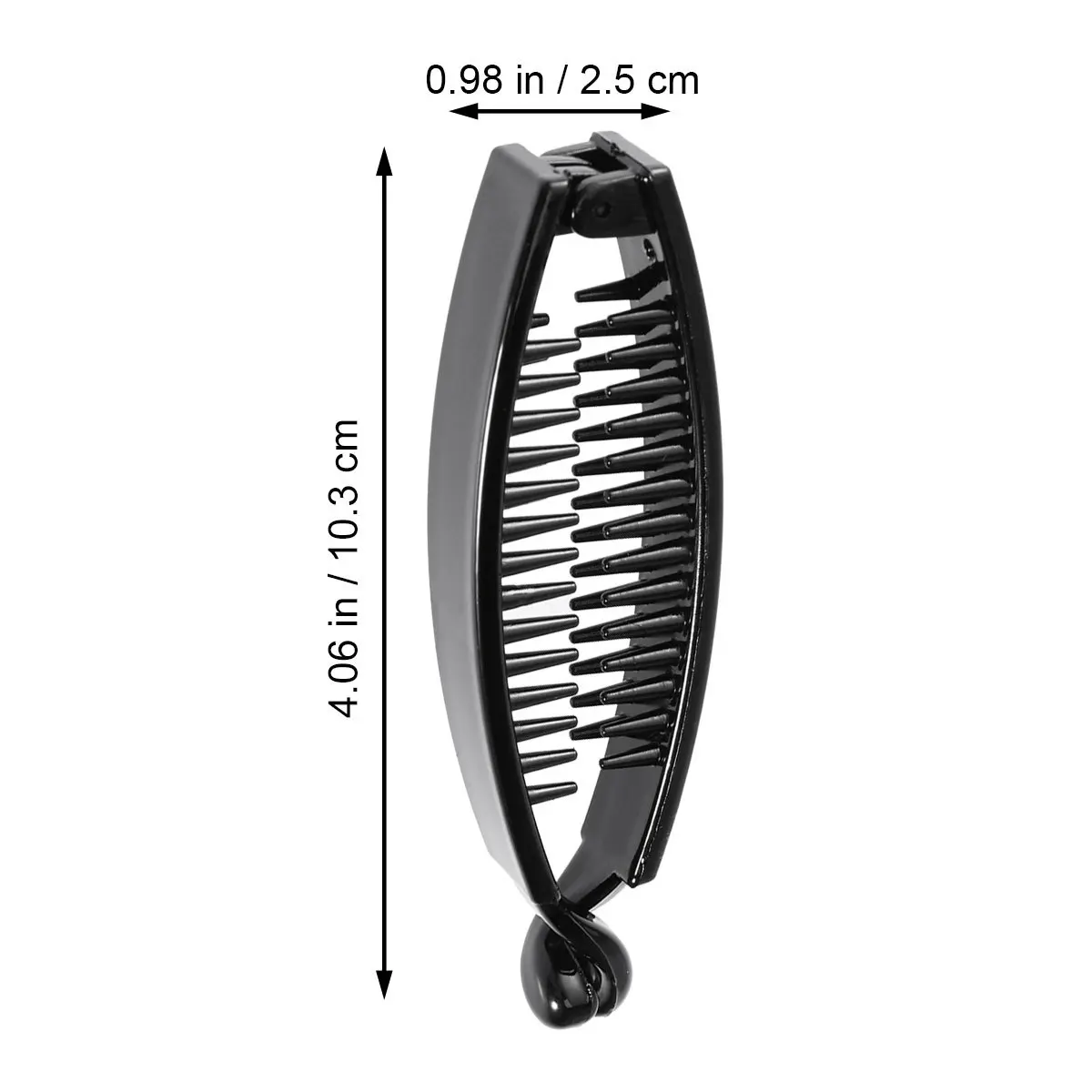 10Pcs Wide Banana Hair Clip Strong Hold Ponytail Holder Smooth Claw for Work Ponytail Holder