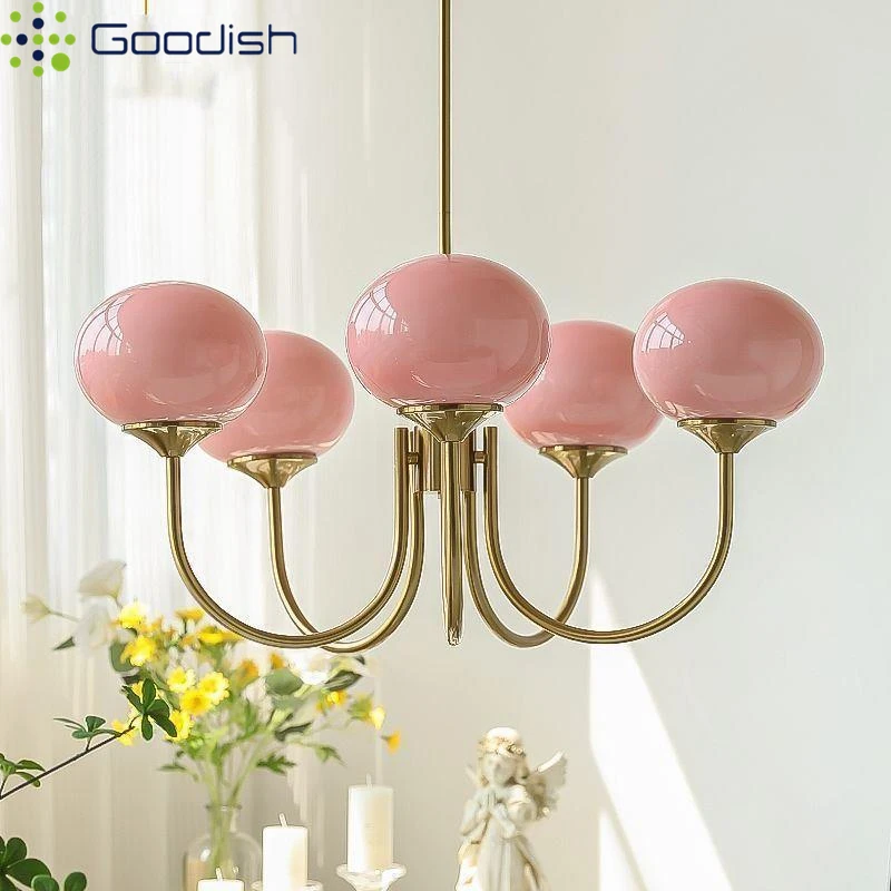 Modern Simplicity LED Pendant Lights Frosted Glass Ball Suspension Art Creative Lamps for Living Room Home Decoration Chandelier
