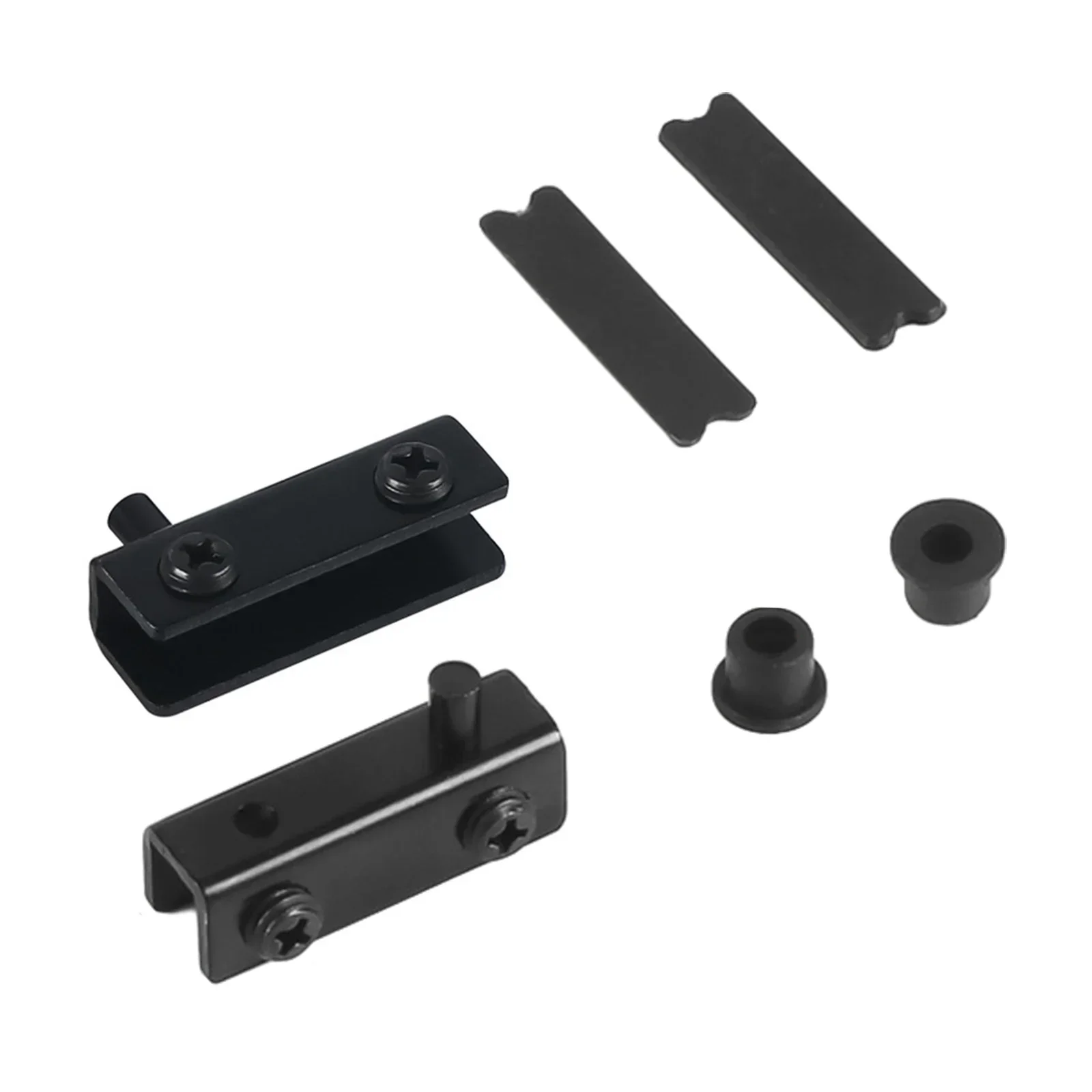 Convenient and Secure Installation Pack of 2 Stainless Steel Glass Door Hinges  Suitable for 5~6mm Thick Glass