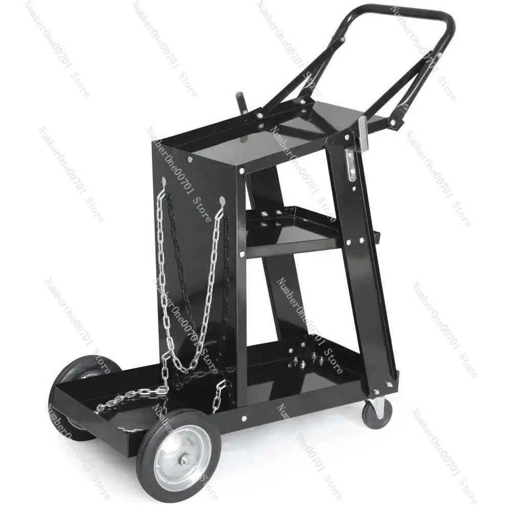 Argon arc welding machine trolley storage car gas mobile tool cart