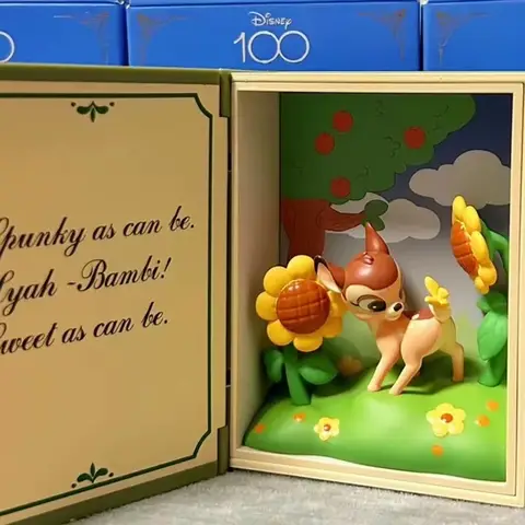 Disney 100-årsjubileum Bambi Actionfigurer Leksaker Söt Disney Bambi Hjort Animefigur Dockor Presenter till barn 10 best sales Disney 100 år - №5