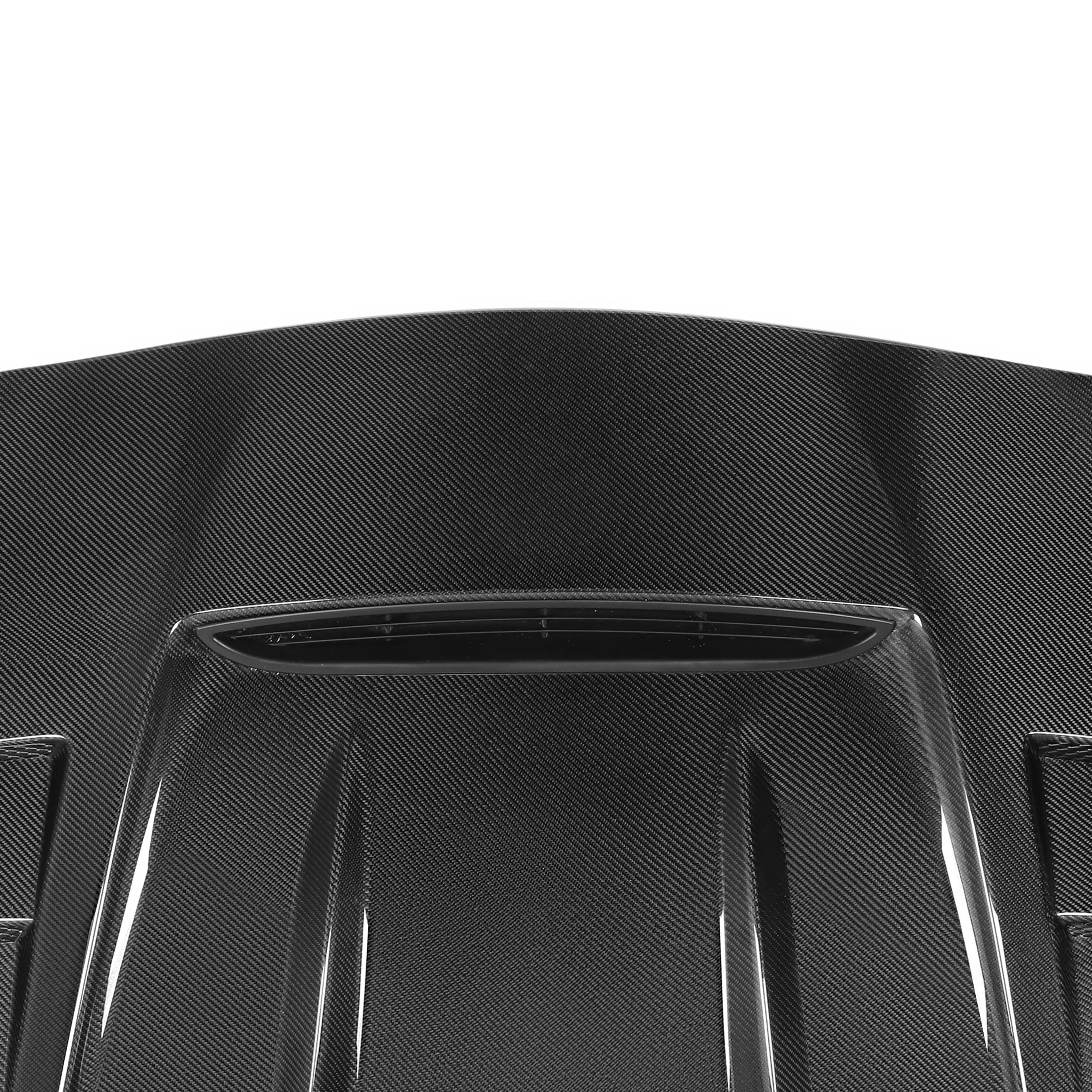 غطاء غطاء المحرك الأمامي من ألياف الكربون طراز DW لغطاء محرك السيارة البديل Q50 Q50L 2014-2020 #6