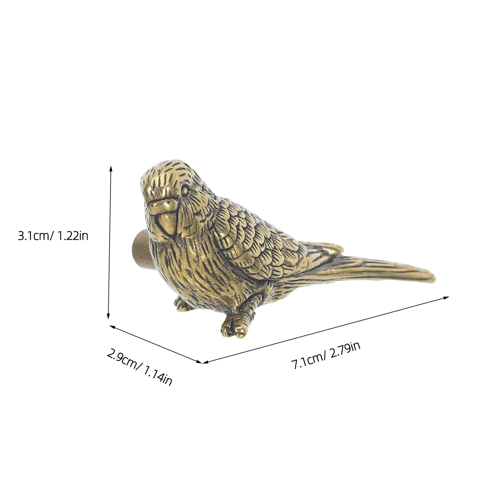 Brass Bird Drawer Pulls Vintage Brass Cupboard Animal Door Handles Single Hole Kitchen Bathroom Wardrobe Knobs
