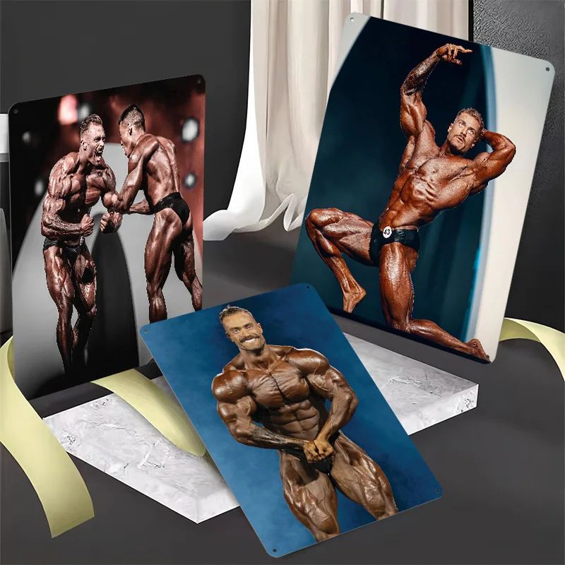 Chris Coleman Fitness Metal Posters Customizable Vintage Metal Signs Wall Art Retro Tin Plaque for Man Cave Decoration Bedroom