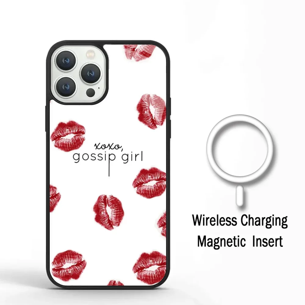 Gossip Girl Phone Case For IPhone 11 12 13 14 15 Plus Pro Max Mirror Acrylic Cover For Magsafe