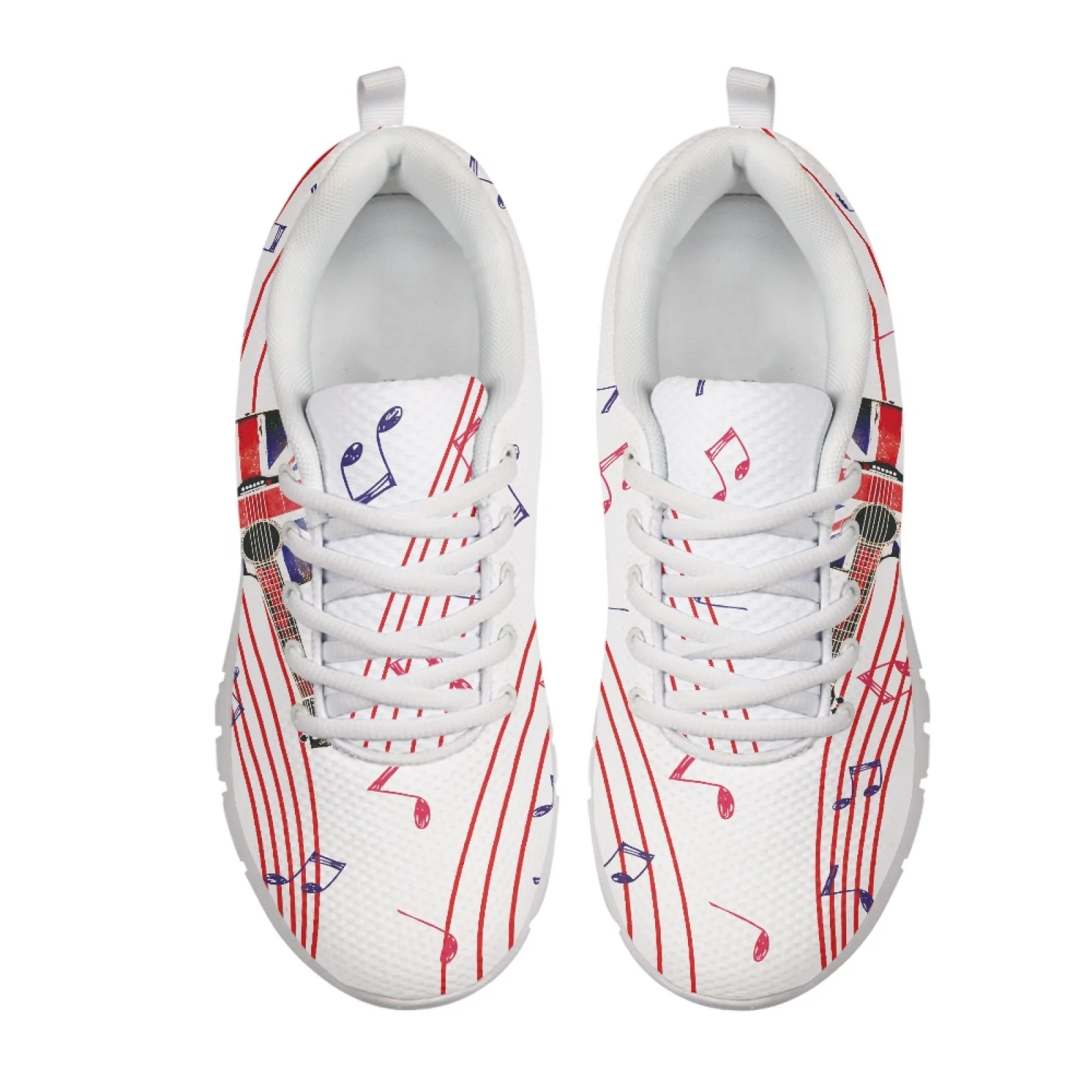 Coloranimal Musical Note Lightweight Running Walking Shoes, Mesh & EVA Sole Breathable Athletic Trainers 2026 Collection