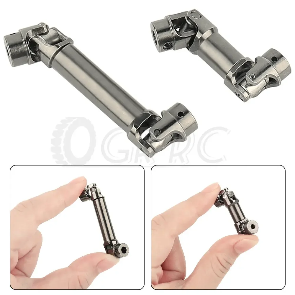 

2pcs TRX4-M Stainless Steel Center Drive Shaft for 1/18 RC Crawler TRX4M Metal Upgrade Parts