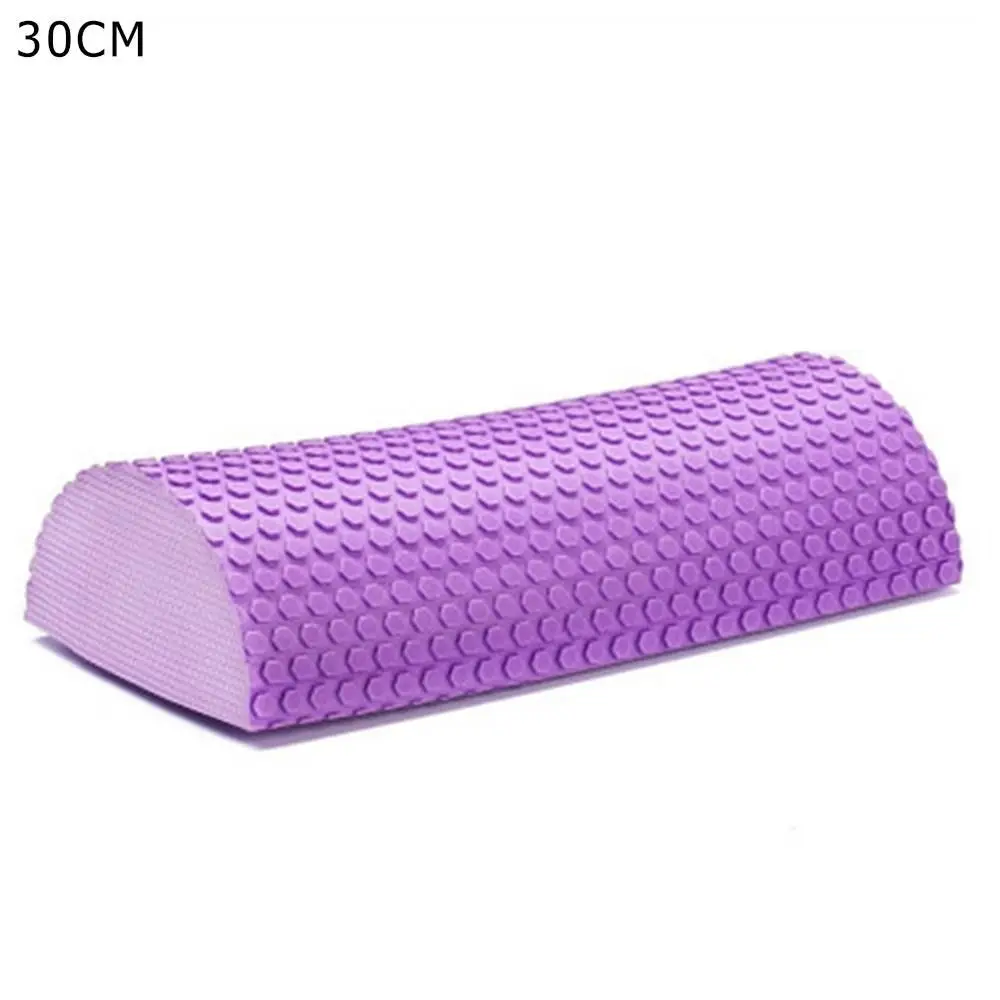 New EVA EVA Massage Foam Roller Blue Purple Pink Green Half Round Yoga Pilates Roller Fitness Equipment Yoga