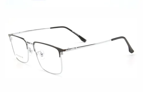 Imagen 2 del producto Gafas de lectura fotocromáticas de transición solar de medio marco para hombres y mujeres, gafas de negocios para hipermetropía, gafas para exteriores, dioptrías + 1,0 a 6,0