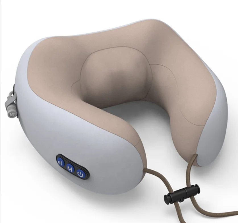 

Smart Library U-shaped Neck Massager Portable Heating Massager Pillow Memory Travel Pillow 2000mAh Rechargeable Cervical Spine M