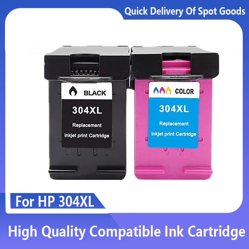 304XL Ink Cartridge For HP304 For HP 304 XL Deskjet ENVY Officejet 2620 2630 2632 3730 5020 5032 Printer