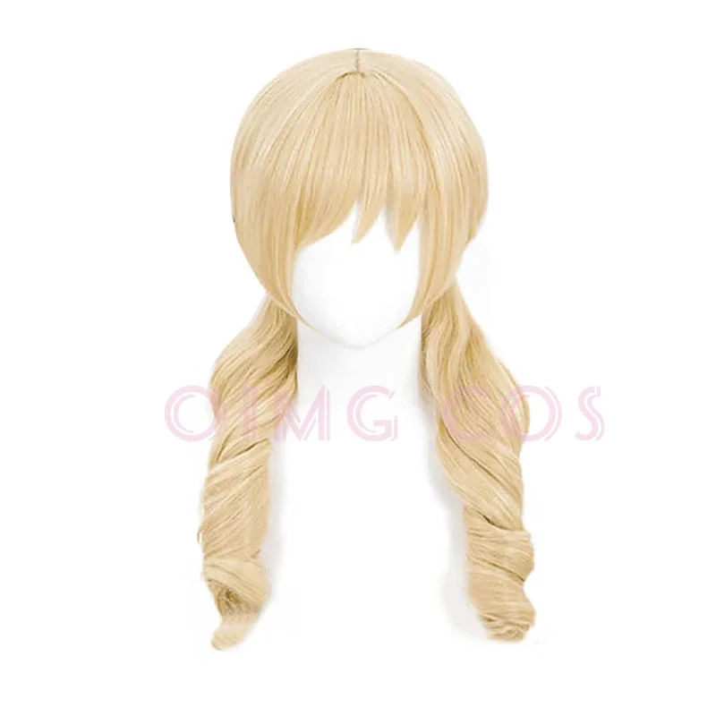 Perruque Cosplay Puella Magi Madcontempled pour Femme, Magica Tomoe Mami, Anime, Costumes d'Halloween, Jeu