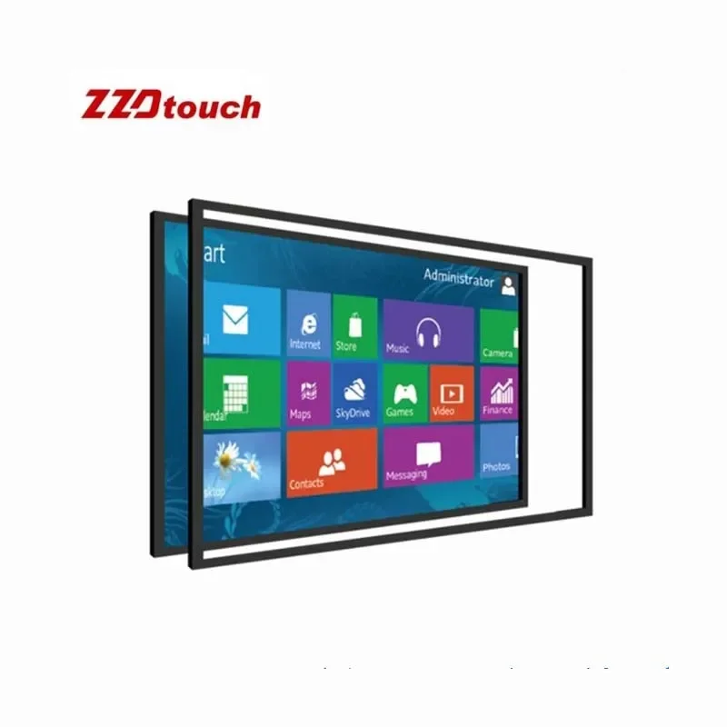 

005 large touch screen support customized 65 inch infrared ir touch frame overla 10 20 points forinteractive multi-touchscreen k