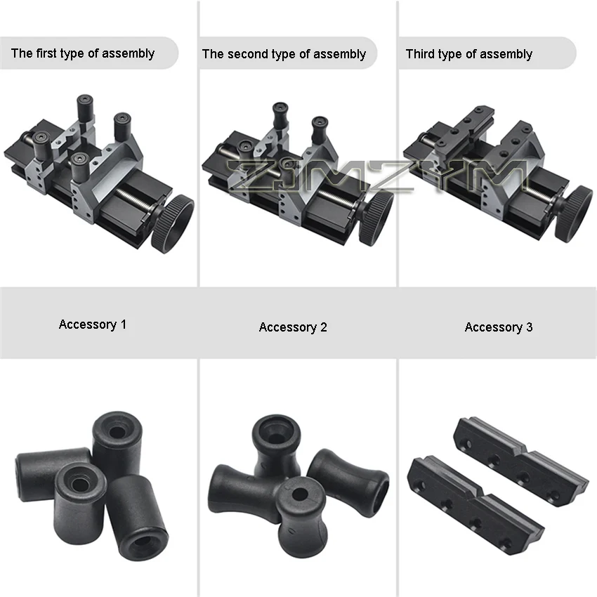 Imagem -03 - Pequeno Mini Alicate de Auto Centralização Desktop Precision Fixture Alicate de Nariz Plano Workbench Portable Vise 68 mm