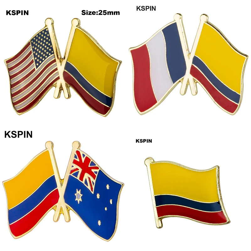 Colombia Flag Metal Lapel Pin Flag Pin Badge