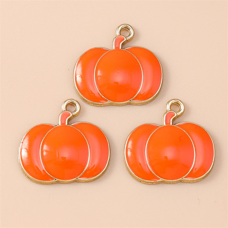 20 Stück Mix Thanksgiving Day Charms Emaille Lebensmittel Kürbis Mais Charms Anhänger für Schmuckherstellung Halsketten Ohrringe DIY Handwerk Geschenk – Detail 2