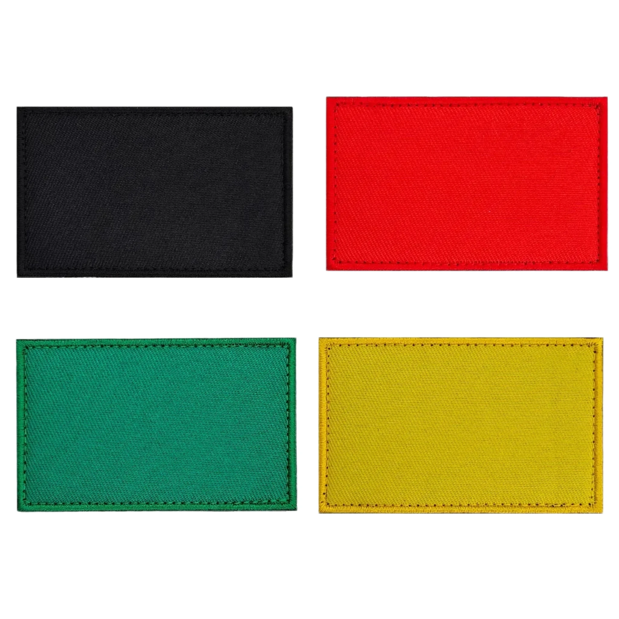 

Four Square Solid Color Blank Patch Personalized Decorative Accessories Hook&Loop DIY Appliques Backpack Patches for Clothing