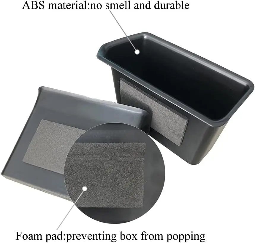 RUNROAD 4pcs Door Organizer Storage Tray for VW Atlas 2018 2019 2020 2021 2022 2023 Atlas Cross Sport Grab Tray Grab Handle Tray - Image 4