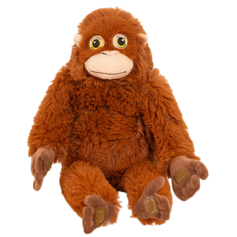 9 inch Cartoon Proboscis Monkey Plush Pillow Toy Cartoon Gorilla Soft Stuffed Doll Kawaii Room Decor Gift for Animal Lover