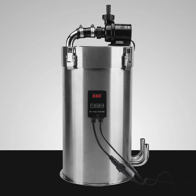 Supply Stainless Steel 304 Double Outlet Aquarium Canister Filter Ultra-quiet External Canister Filter Aquariums
