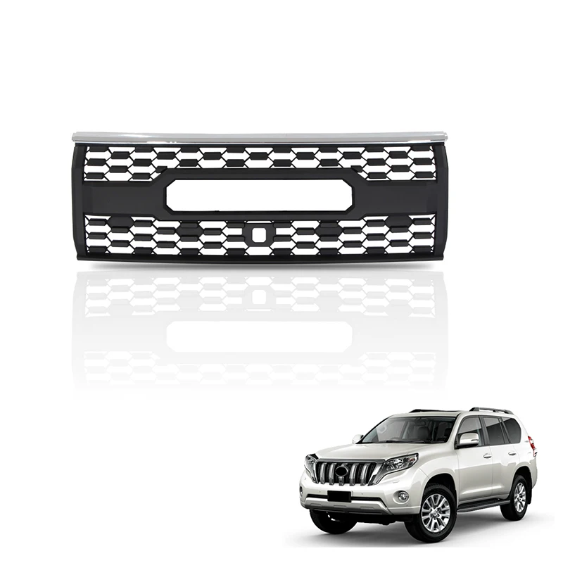 Gobison High Quality Car Accessories Center Grid Black New Style ABS Grille For Toyota Prado 2018-2022 Grille