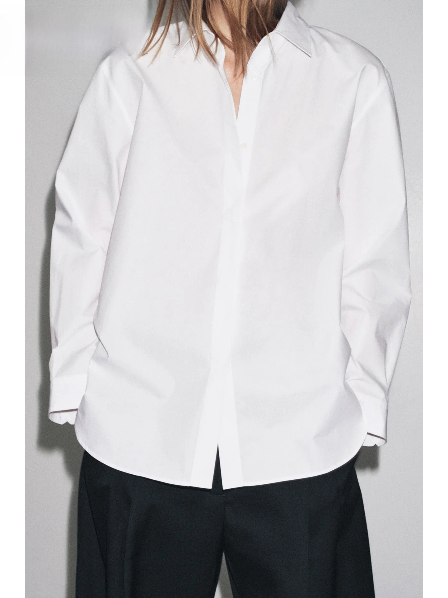 

ZAPRHA Faionable Loose Long Sve Silk irt for Women Ele Commute Sle Autumn 2025 New Arrival 880489