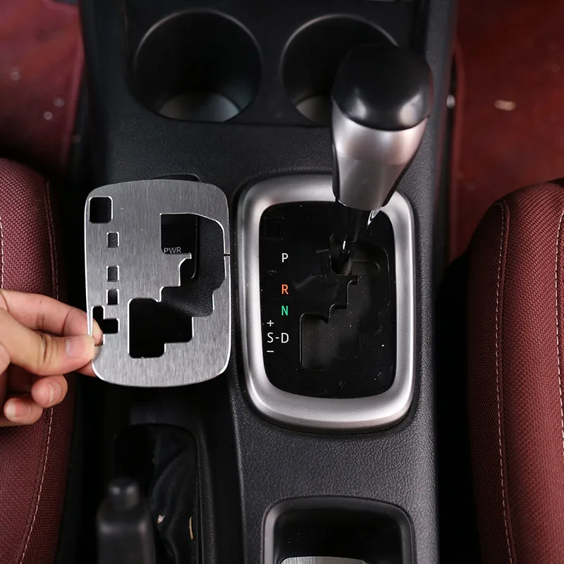 Image of Für Toyota Hilux 2015-2020 Aluminium Legierung Auto Getriebe Shift Display Panel Dekoration Aufkleber Auto Innen Zubehör