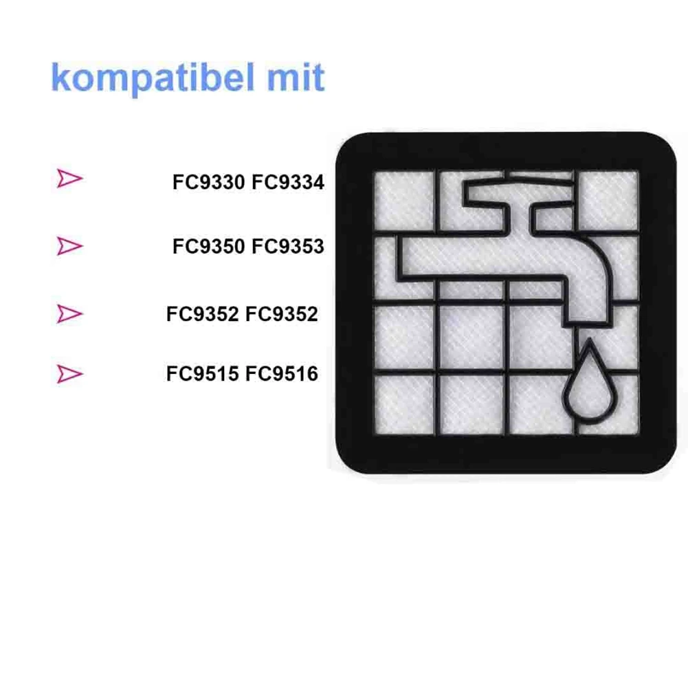 A09G-piezas de repuesto filtro HEPA para Philips FC9331 FC9332 FC8010 PowerPro accesorios para aspiradoras activas