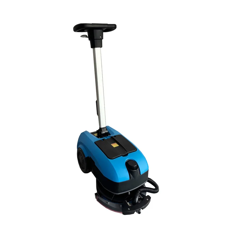 Small Walk Behind Battery-Powered 24V Hotel Floor Scrubber Machine