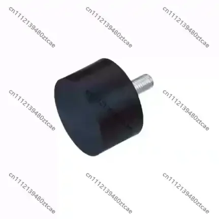 Cylindrical Rubber Shock Absorber Mount, Anti-Vibration Damping Block Machinery Replacement Fitting