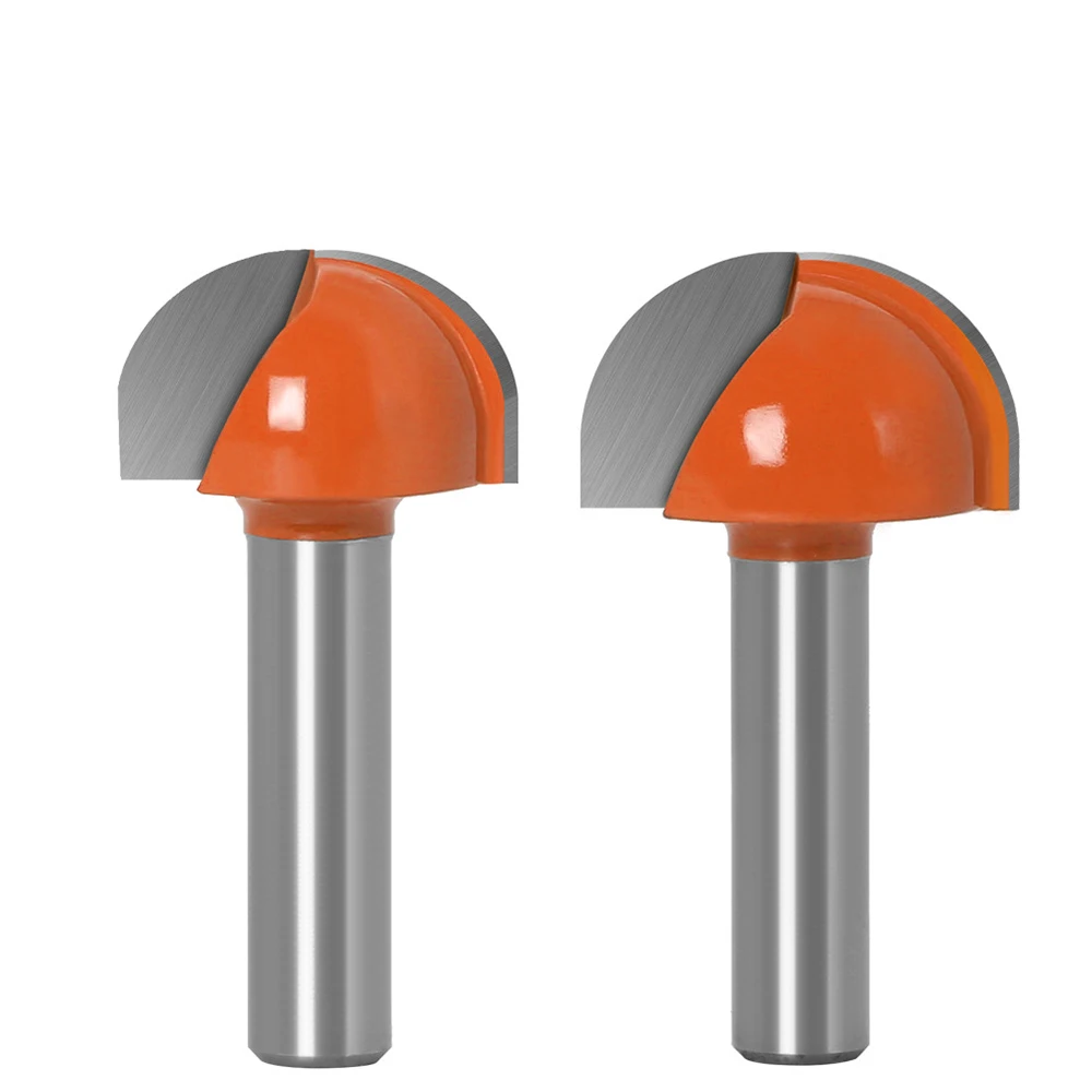 Imagem -06 - Ball Nose End Mill Wood Router Bit Grupo Fresa Cnc de Enseada Redonda Raio Core Box Carboneto Sólido Woodworking Tools Haste mm mm
