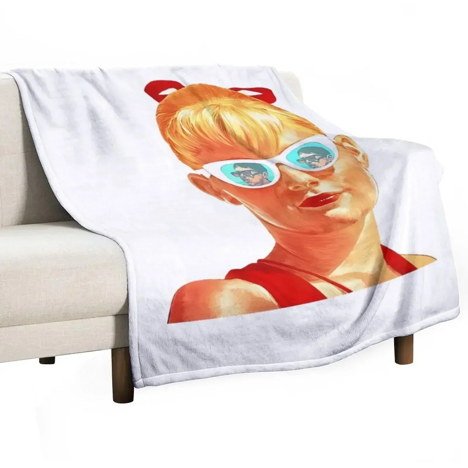 

GIRLS SQUINTS THE SANDLOT Throw Blanket Lightweight Cozy Blanket for Bed Sofa