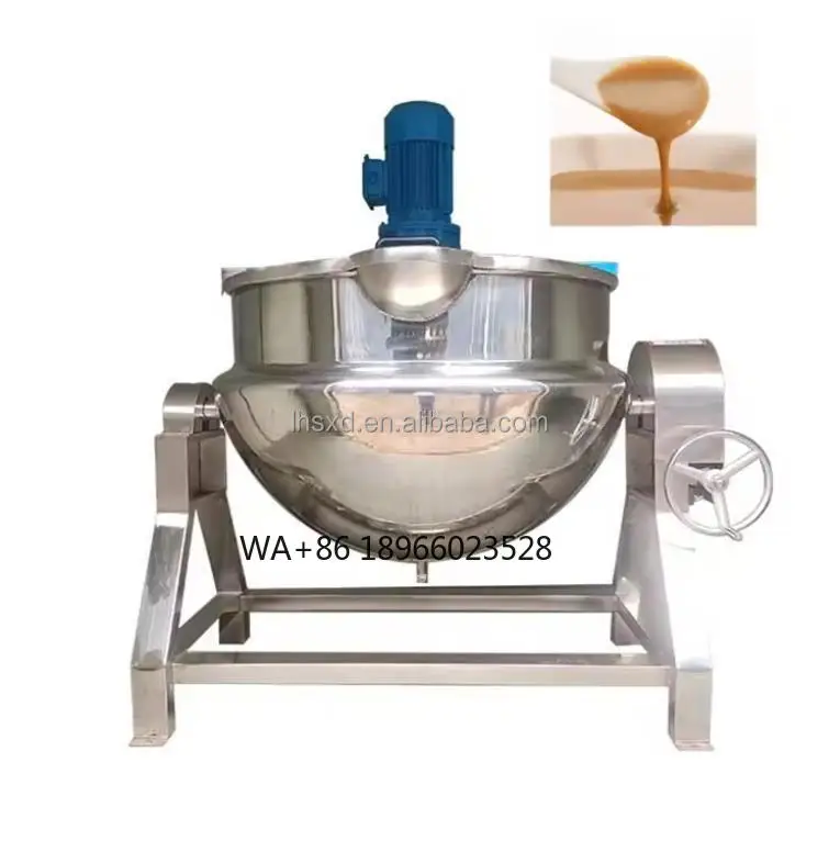 

Steam Gas Electric Jacket Kettle With Agitator/electric Jacketed Kettle/jacketed Kettle Cooker