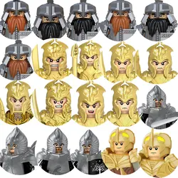 Mini Herr Ringe Baustein Ziegel Elfen Orcs Armee Zwerg Rohan Ritter Spiel Thrones Bausteine Kinder Spielzeug Geschenk