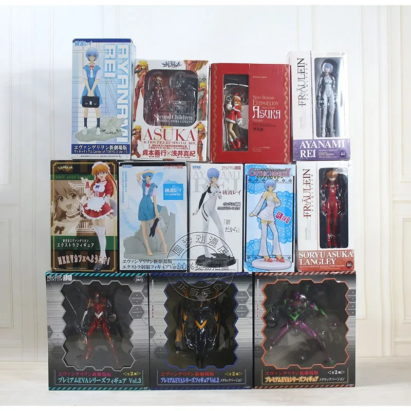 Action Figure Shinji Ikari Rei Ayanami Asuka Langley Soryu Nagisa Kaworu Anime Model Ornaments Toys Children Gifts