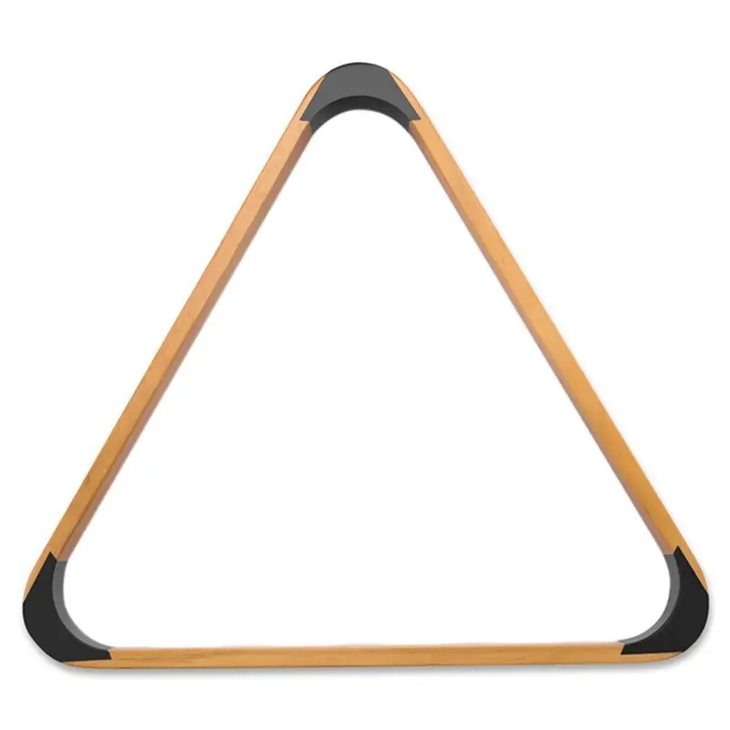 HOES-3X Wooden Billiard Ball Rack Solid Triangle Rack Pool Ball Racks Triangle Billiard Ball Racks Billiards Triangle Rack